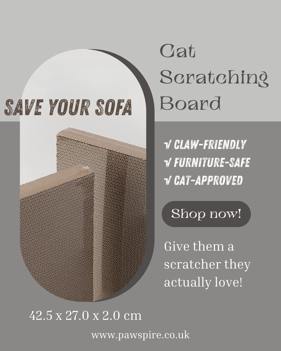 🐱 Odour Control Cat Litter Comfort Bundle- 2 Odour Control Litter Bags & 1 Cat Scratcher