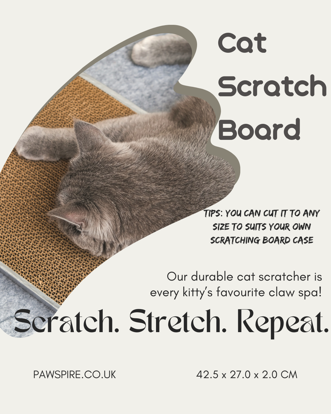 🐱 Odour Control Cat Litter Comfort Bundle- 2 Odour Control Litter Bags & 1 Cat Scratcher