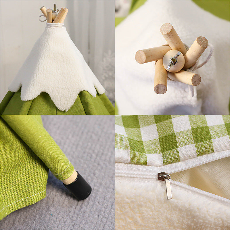 Pet Tent Nest for Cats & Small Dogs – Removable & Washable, Super Soft Interior
