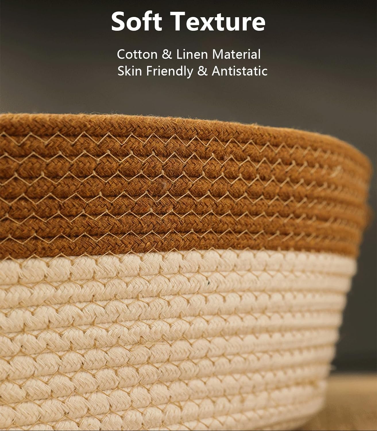 Hand-Woven Cat Bed with Toy Tail – Natural Cotton & Linen Kitten House with Scratch Pad.