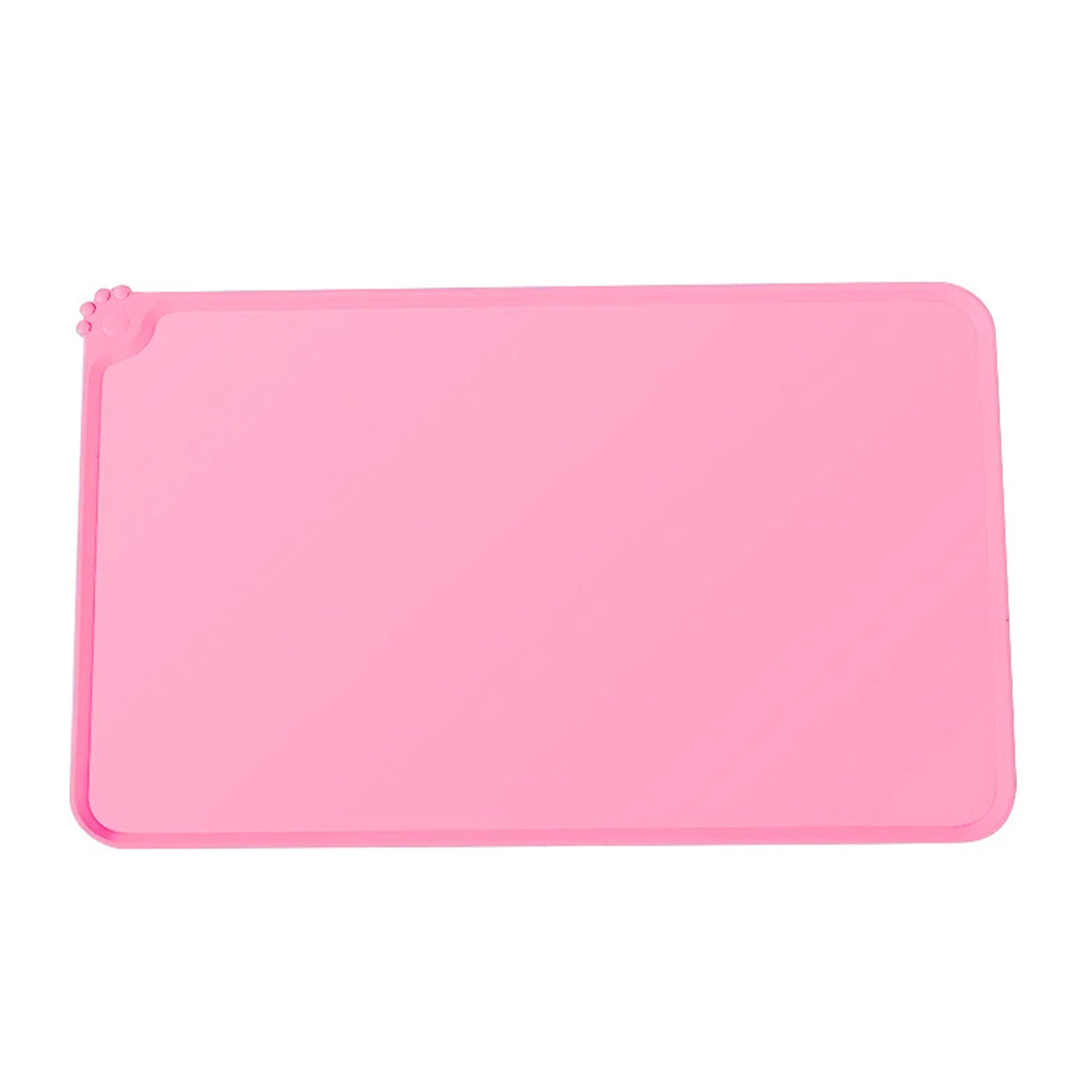 Waterproof Pet Feeding Mats with High Lips - Multiple Size and Colors