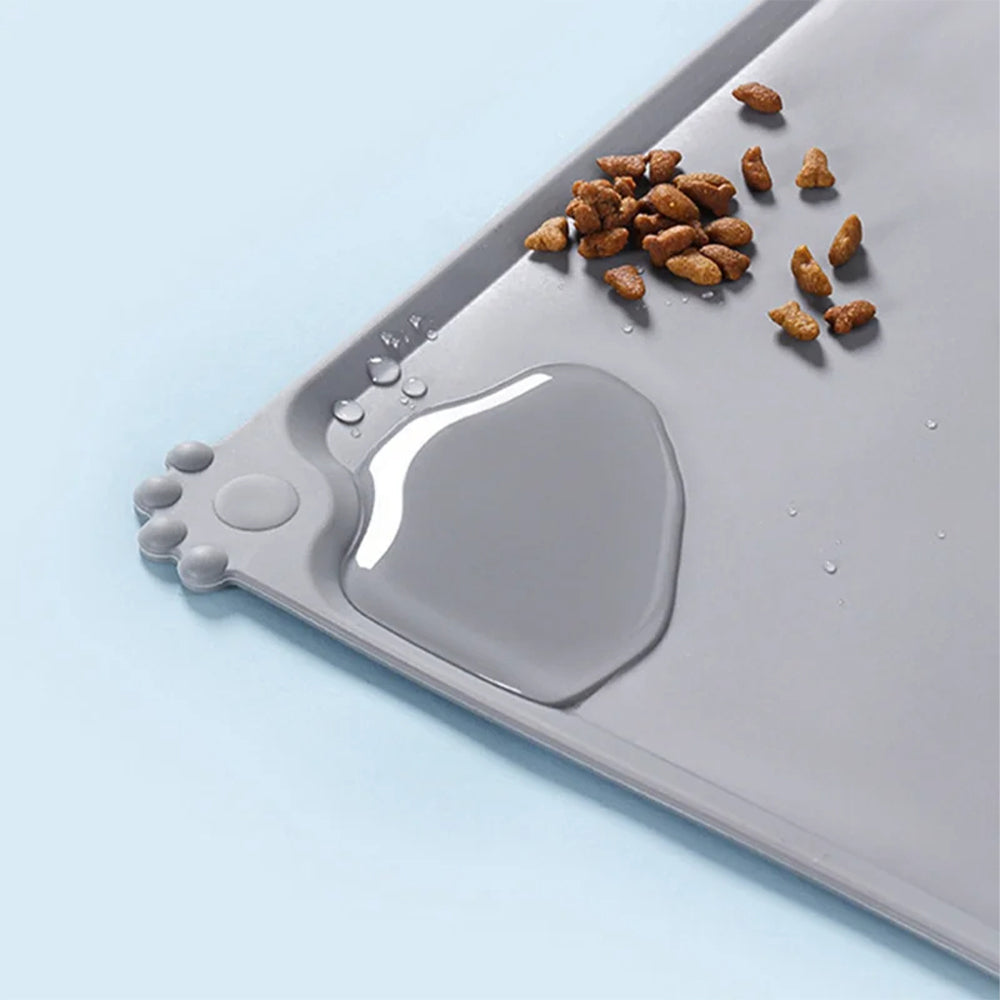 Waterproof Pet Feeding Mats with High Lips - Multiple Size and Colors