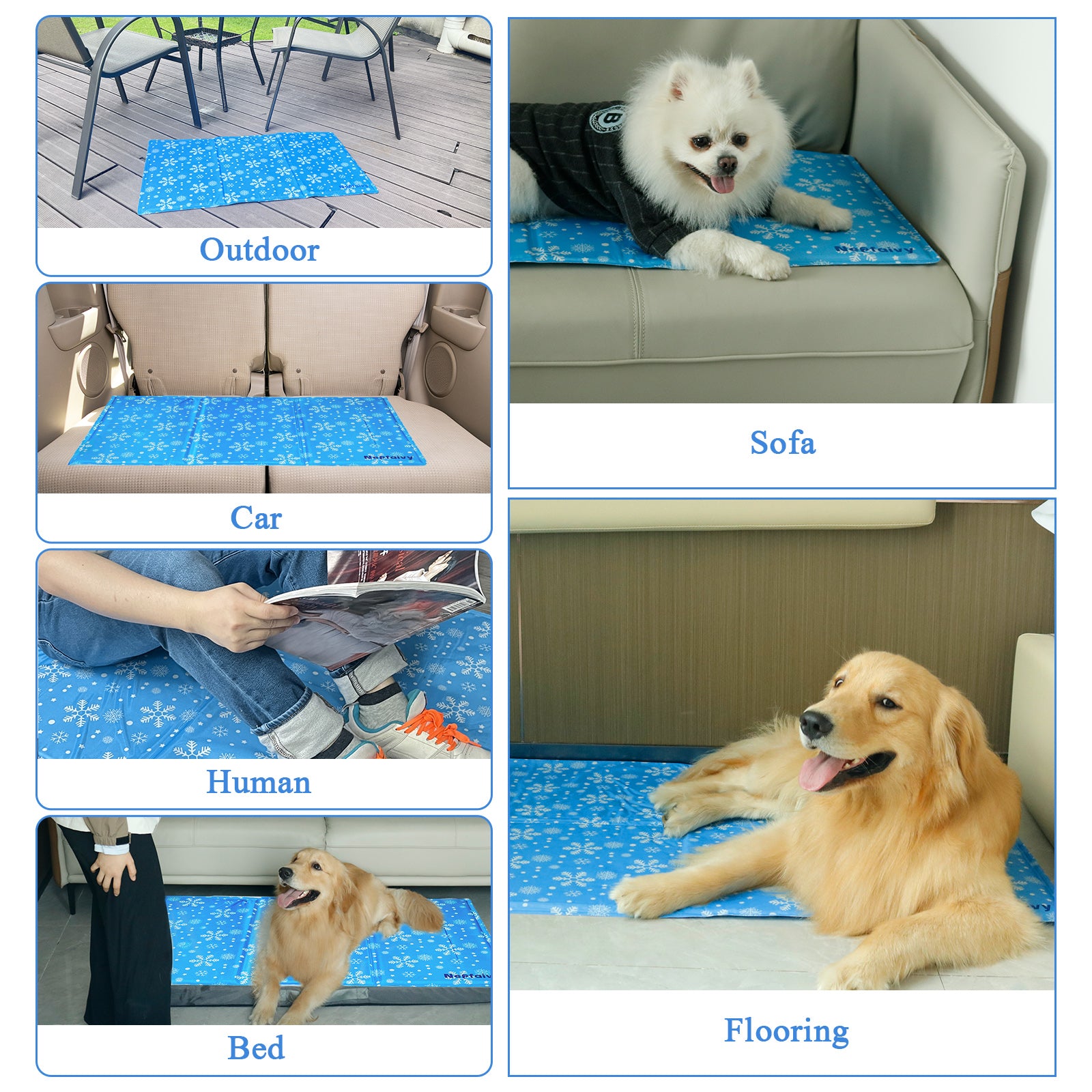 Self Cooling Mat for Dogs and Cats - 50 x 40 cm