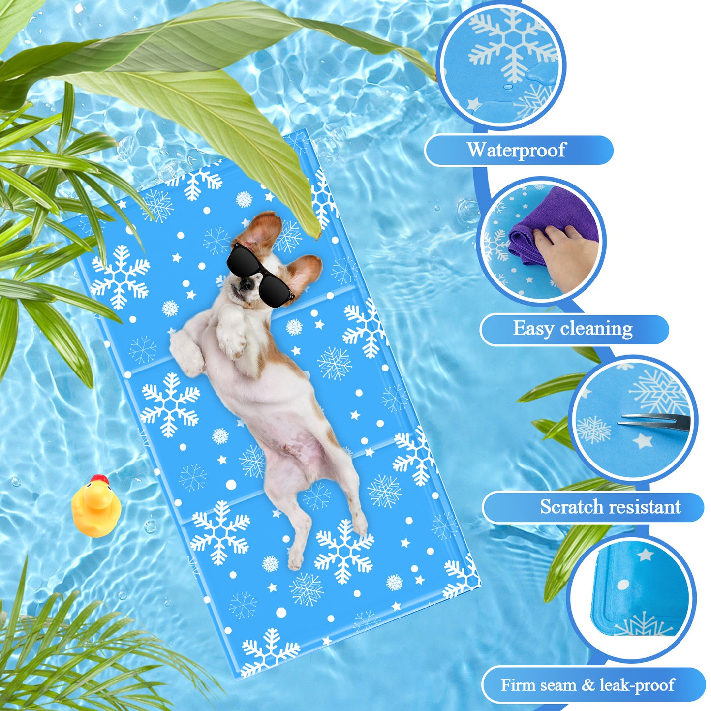 Self Cooling Mat for Dogs and Cats - 50 x 40 cm