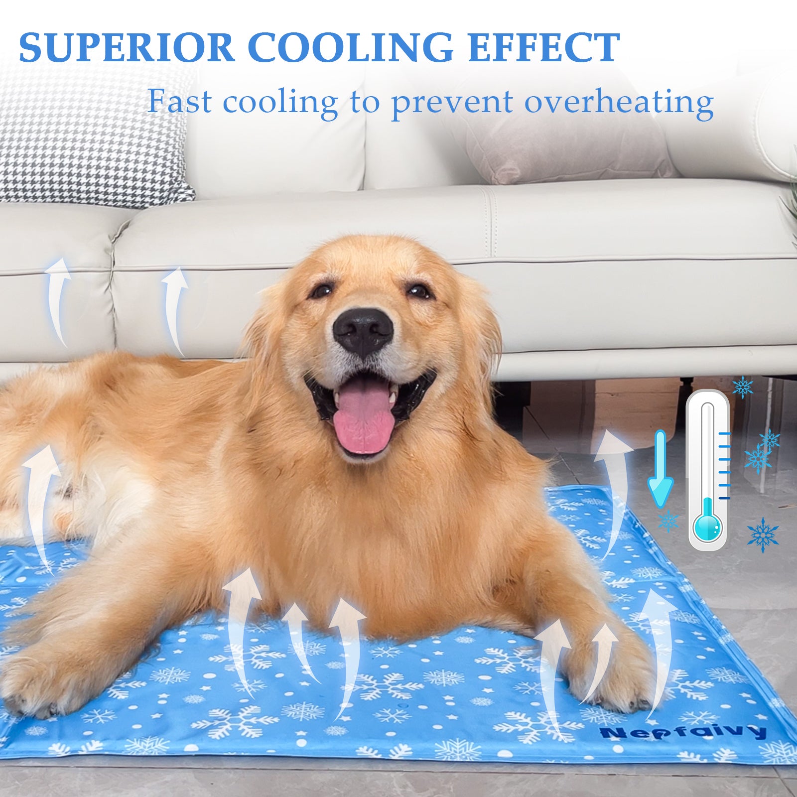Self Cooling Mat for Dogs and Cats - 50 x 40 cm
