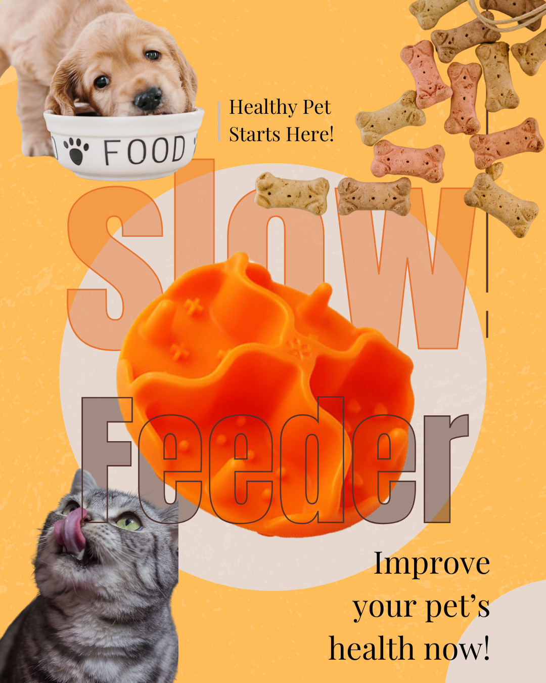 New Silicone Slow Feeder Mat – Smart Feeding for Healthier Pets