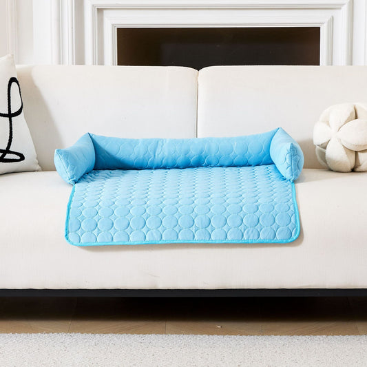 Cool Feeling Pet Pad – Ice Silk Sofa Cushion for Dogs & Cats