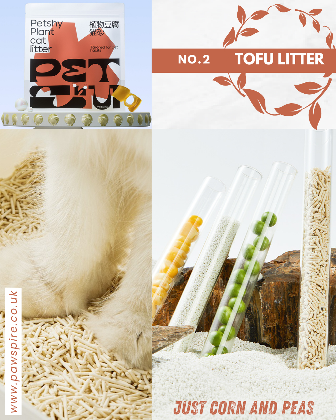 🐱Eco Cat Comfort Bundle- 3 Bags of Eco-Friendly Cat Litters & 1 Scartching Borad