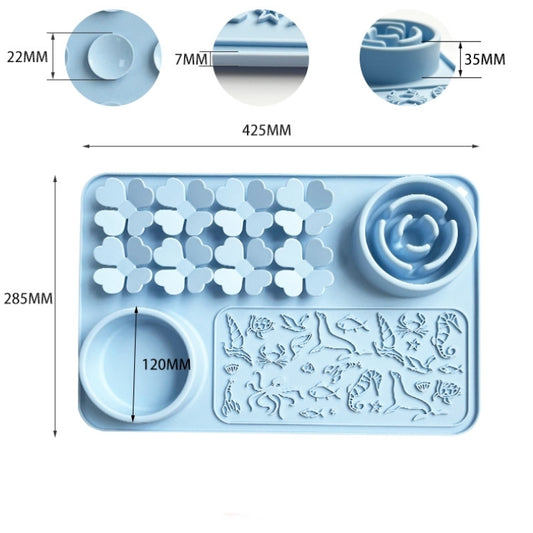 Silicone Slow Feeder Dog Plate – Food Grade, Freezer & Dishwasher Safe