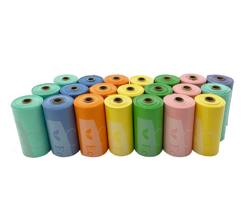 360 Pieces /24 Rolls Colourful Biodegradable Pet Waste Bags – Extra Thick, Extra Reliable, Extra Stylish
